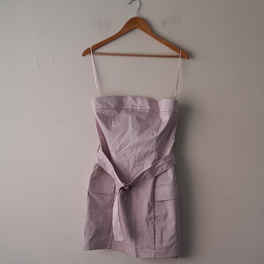 Abercrombie & Fitch Light Pink Strapless Dress